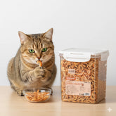 Premium Freeze-Dried Krill Cat Treats | Healthy High-Protein Snacks for Dental Health & Daily Rewards