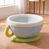 Cozy Bowl-Shaped Cat Bed