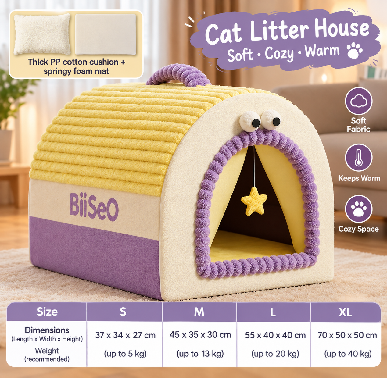 Warm Round Pet House