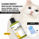 Pet Bathing Glove + Premium Pet Shampoo