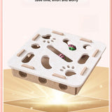 Cat Toy Bell Balls Dig Hole Funny Box Felt Maze Hole Interactive Cats Game Self-Exciting Tool Kitten Pet Cat Puzzle Teasing Cat