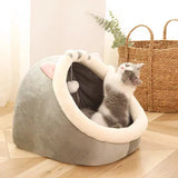 Deep Sleep Cat Bed Cartoon Pet Bed Foldable Removable Washable Pet Sleeping Bed for Small Dog Mat Bag Cave Cats Bed