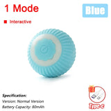 New Cat Interactive Ball Toy Automatic Rolling Ball Faux Tail Rechargeable Smart Pet Electric Toy Dog Cat Training Imitate Mouse