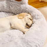 Fluffy Dog Bed Winter Warm Large Pet Products Small Sofa Baskets Pets Kennel Mat Puppy Cats Supplies Basket Blanket Accessories