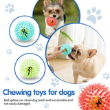 Pet Dog Toy, Rubber Tennis Ball, Prick Ball, Squeaking, Grinding Teeth, Relieving Boredom, Accompanying Various Dogs of All Size