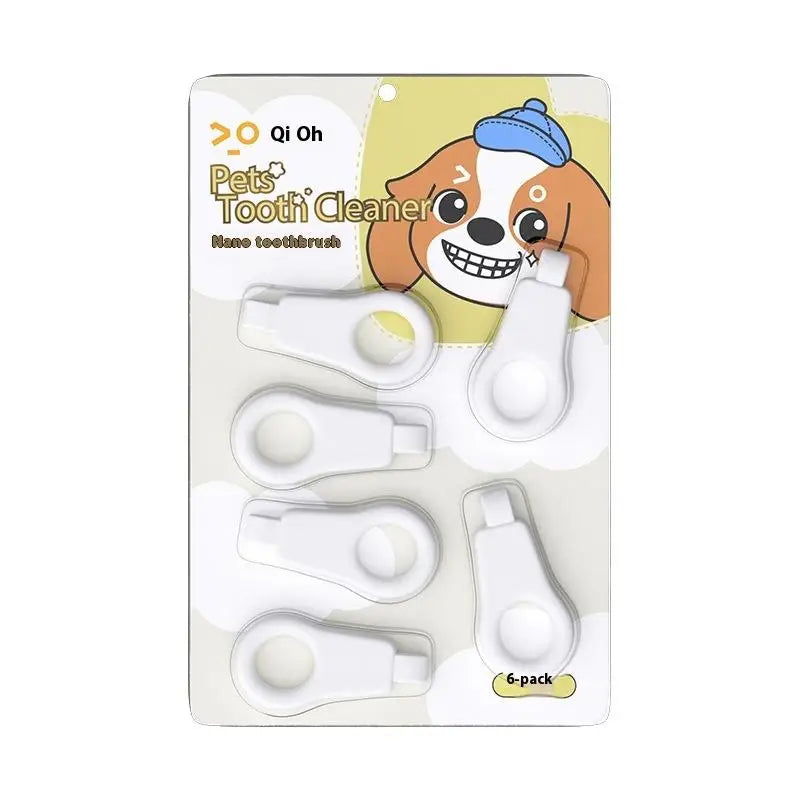 3/6Pcs Pet Nano Toothbrush