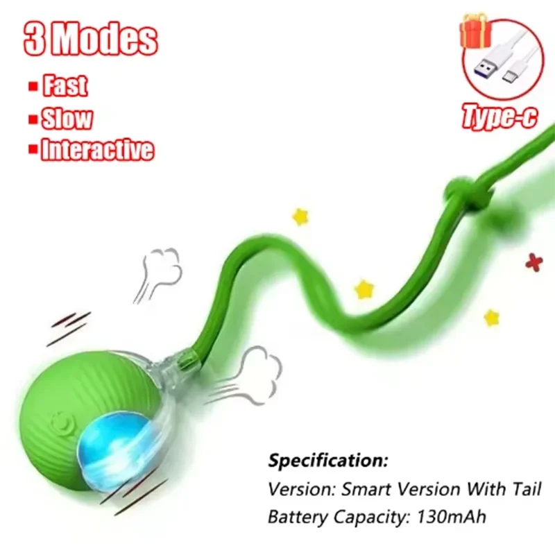 Rechargeable Rolling Cat Toy