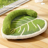Premium Leaf Cat Bed
