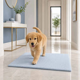New Summer Ice Silk Cooling Pet Mat Thick Breathable Dog Bed Pad Non-Slip Washable Pet Cooling Sheet for Medium Large Dogs Cats