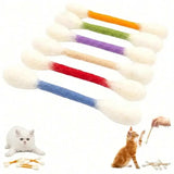 Cat Toy Bionic Caterpillar Catnip Pillow, Caterpillar Cat Doll With Gall Fruit, Self-Entertainment Bionic Teaser Wand, Plush Doll Pillow Pet Supplies