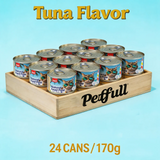 Petfull Cat Canned for Cat and Dog Pet Food 170gx24Cans Tuna Beef Salmon Chicken Flaver Cat Food Cans