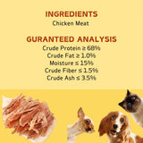Chicken Jerky Dog Treats 150g (5.29oz) | Real Chicken Training Treats for Small, Medium & Large Dogs