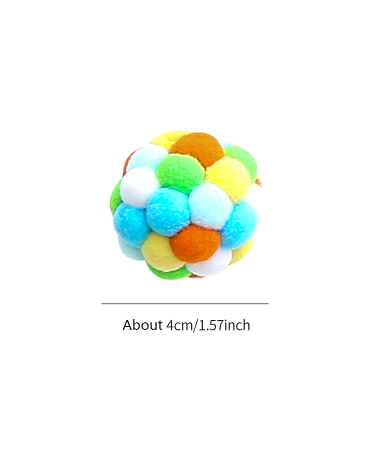 Colorful Bell Ball Cat Toy