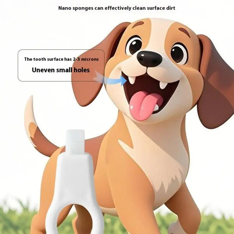 3/6Pcs Pet Nano Toothbrush