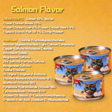 Petfull Cat Canned for Cat and Dog Pet Food 170gx24Cans Tuna Beef Salmon Chicken Flaver Cat Food Cans