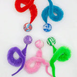 Cat Toy Bionic Caterpillar Catnip Pillow, Caterpillar Cat Doll With Gall Fruit, Self-Entertainment Bionic Teaser Wand, Plush Doll Pillow Pet Supplies