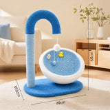 All Season Integrated Sisal Cat Tree with Cat Bed