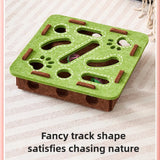 Cat Toy Bell Balls Dig Hole Funny Box Felt Maze Hole Interactive Cats Game Self-Exciting Tool Kitten Pet Cat Puzzle Teasing Cat