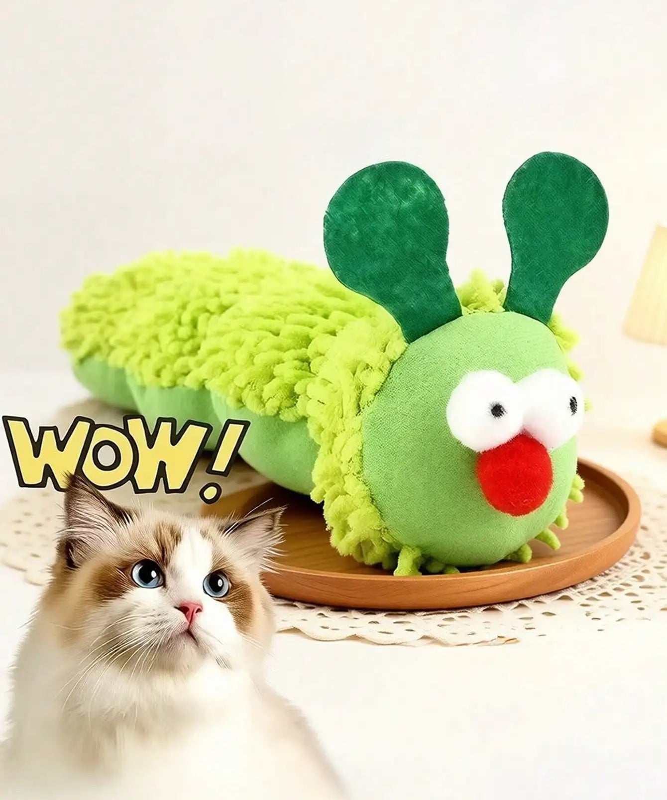 Bionic Caterpillar Cat Toy