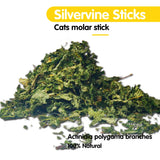 Oitabi 1950g Silvervine Leaves, Cat Chew Snacks, Matatabi leaves for Indoor Cats, Kitten Teething Interactive Toys for Cats