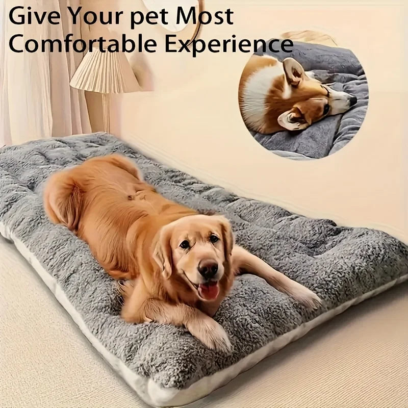 Cozy Plush Dog & Cat Bed