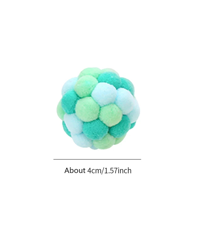 Colorful Bell Ball Cat Toy