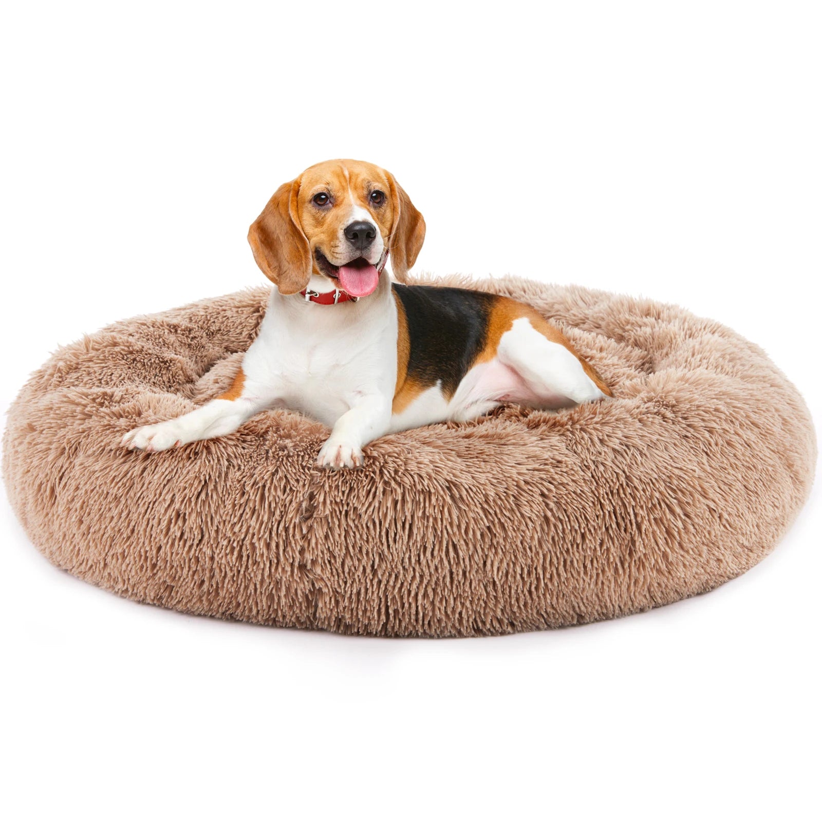 Calming Fluffy Dog Bed
