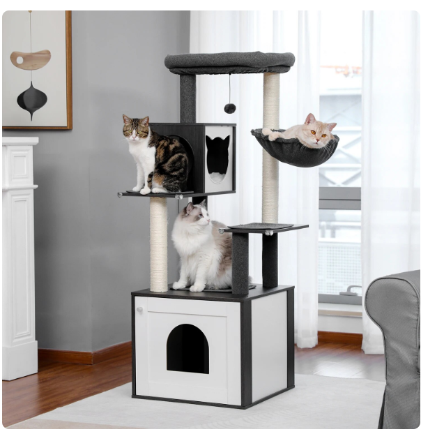 PawPalace™ Multilevel Scratching Post