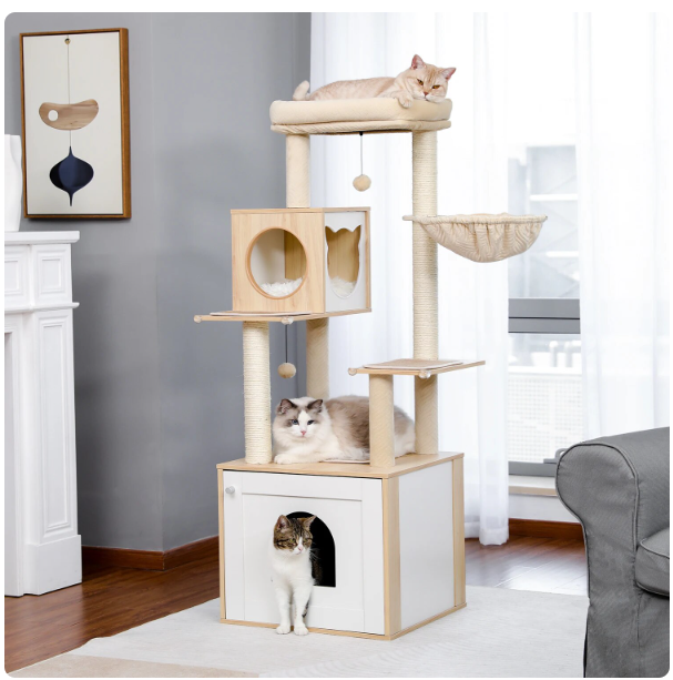 PawPalace™ Multilevel Scratching Post