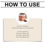 100g Dog Immune Support Supplement – Daily Immunity Defense, Promotes Healthy Immune System Function for Breeds, Easy-Mix Powder