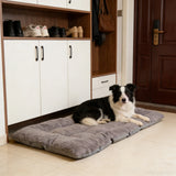 Plush Dog Bed Sofa Thickened Super Soft Polyester Pet Mat Dog Crate Mat Bed For Small Medium Large Dog Bed